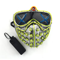LED Grim Reaper Mask - Light Up Halloween Mask