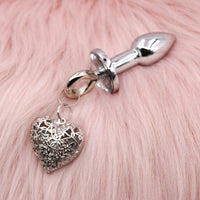 Nipple Clamps & Anal Plug Set - Chain Link w/Lube