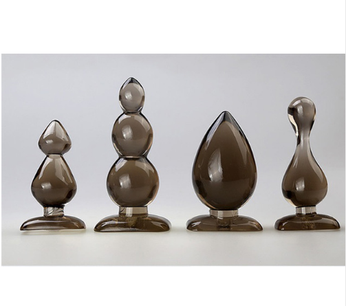 Silicone Anal Plug Set — 4 Graduated Sizes, Waterproof