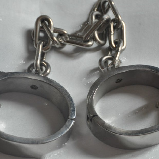 Stainless Steel Ankle Cuffs Heavy Duty Locking