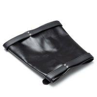 Leather Calf Bondage Cuffs — Adjustable Leg Restraints
