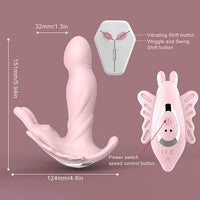 G-Spot Wearable Butterfly Vibrator Remote 9 Modes Panties