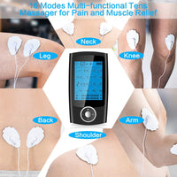 16-Mode TENS EMS Electrostimulation Unit - Dual Output
