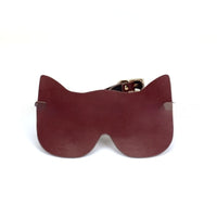PU Leather Bondage Mask Ankle Bracelet Training Set