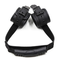 Leather Traction Handcuffs — Adjustable Wrist Cuffs