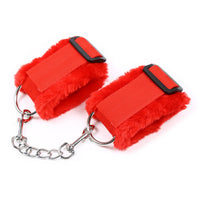 Plush Ankle & Wrist Cuffs — Soft Bondage Restraints
