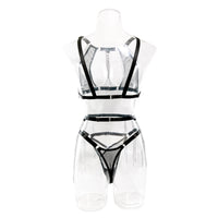 Chain Net Lingerie Set - Polyester Sexy Outfit