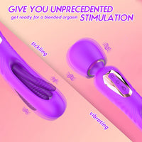 7-Mode Slap Vibrator G-Spot Clitoral Stimulator Purple