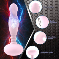 Liquid Silicone Wearable Butt Plug Remote 10 Modes