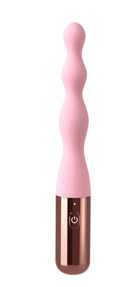 Silicone Vibrating Beads Dildo 10 Frequency Rear Play