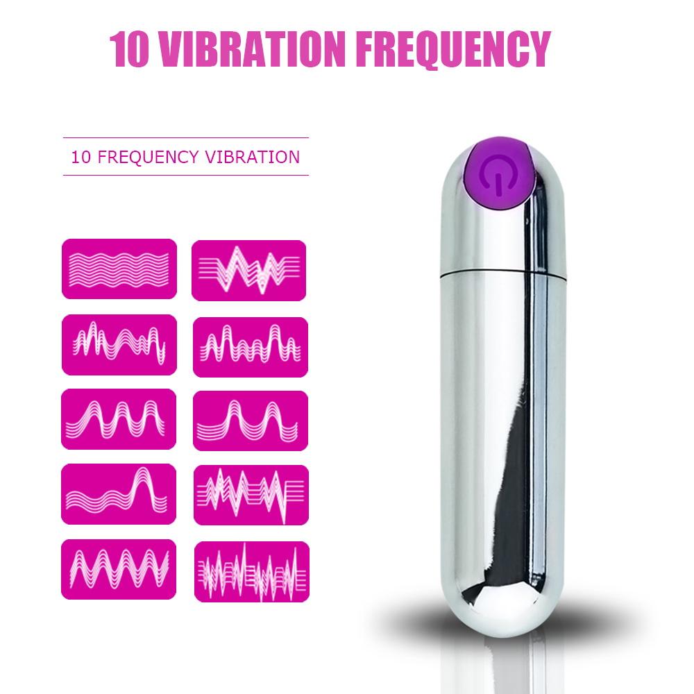Mini Bullet Vibrator — 10-Speed Waterproof Beginner Toy