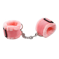 Plush Ankle & Wrist Cuffs — Soft Bondage Restraints