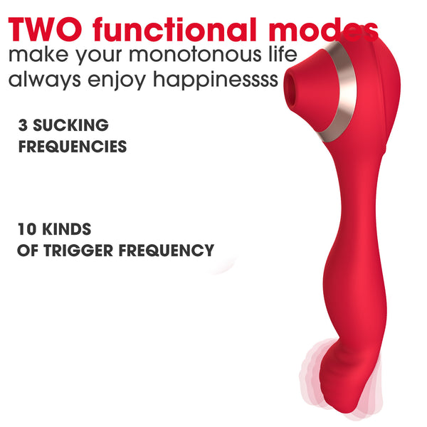 Cupid Finger Vibrator — 7-Frequency Suction Massager