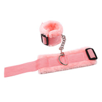 Plush Ankle & Wrist Cuffs — Soft Bondage Restraints