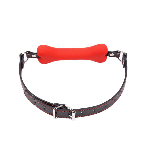 Silicone Ball Gag — Leather Harness BDSM Restraint