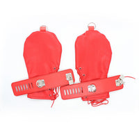 Pink Paw Plush Handcuffs — Sensory Bondage Gloves