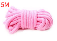 Soft Yarn Bondage Rope 5M-10M - Multi-Color Options