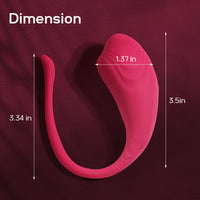 App-Controlled Wearable Vibrator - Hands-Free Pleasure
