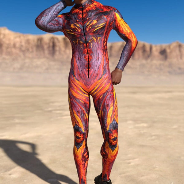 3D Print Jumpsuit - Full-Body Digital Pattern Costume