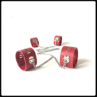 PU Leather Hand & Foot Cuffs - Adjustable Restraints