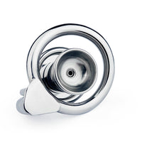 Silicone Dildo Head Stainless Steel Chastity Lock Men SM