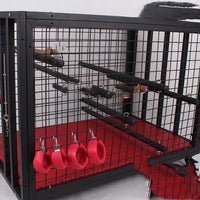 Metal BDSM Cage - Large Bondage Restraint Frame