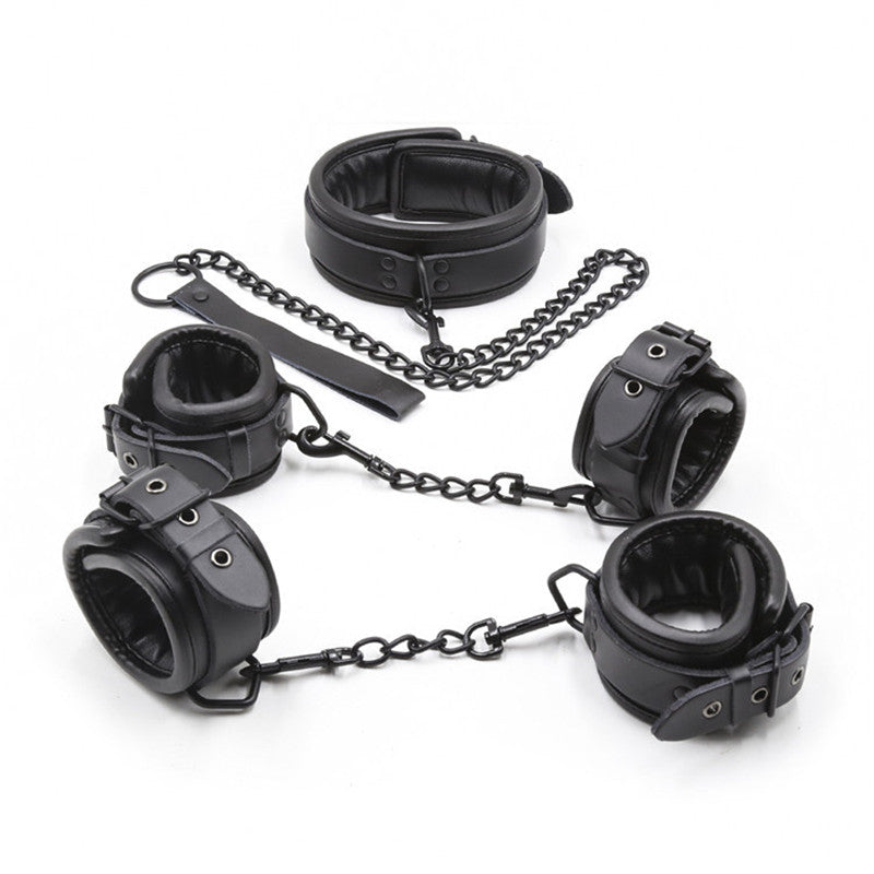 Toy Supplies Bondage Set Genuine Leather