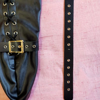 Leather Bondage Corset - Full Body Restraint Harness
