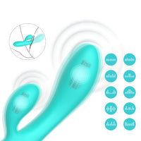 Silicone Vibrator - 10 Modes Rechargeable G-Spot