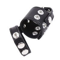 Metal Leather Bondage Extension Set Mens Restraint