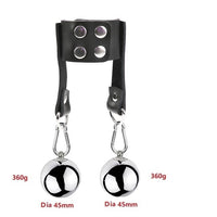 Stainless Steel Scrotum Weight Ring Ball Stretcher