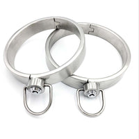Stainless Steel Locking Collar - BDSM Restraint