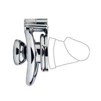 Silicone Dildo Head Stainless Steel Chastity Lock Men SM