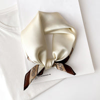 Satin Silk-Feel Square Scarf Women 53x53cm Fashion
