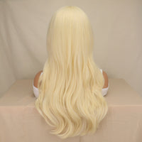 Light Golden Micro Curly Long Cosplay Wig