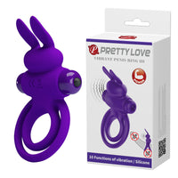 10-Speed Silicone Vibrating Ring - Couples Toy