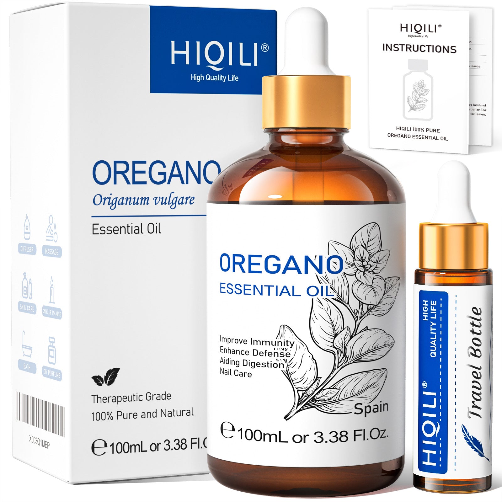 Texture detail of Sensual Massage Oil Essential Oil Aromatherapy 100ml