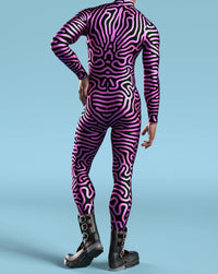 3D Digital Print Spandex Cosplay Bodysuit One-Piece