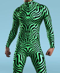 3D Digital Print Spandex Cosplay Bodysuit One-Piece