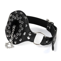 Silicone O-Ring Gag with PU Leather Strap BDSM