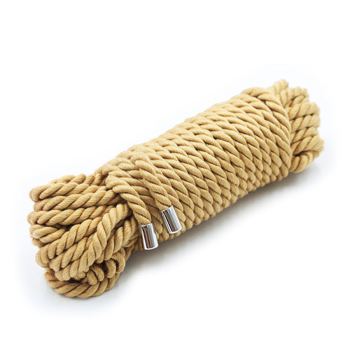 Metal 10M Polyester Bondage Rope for BDSM Restraint Play