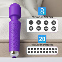 AV Magic Wand Vibrator Clitoris Stimulator 18 Modes