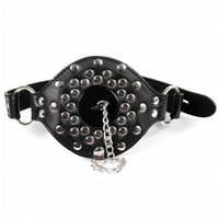 Silicone O-Ring Gag with PU Leather Strap BDSM