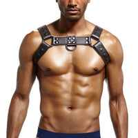 Genuine Leather Chest Harness Men Bondage Body Harness