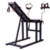 BDSM Restraint Chair - Steel Frame Bondage Furniture