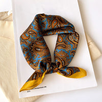 Satin Silk-Feel Square Scarf Women 53x53cm Fashion