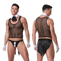 Mens DJ Nightclub Costume - Spandex Stage Wear