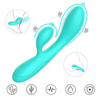 Silicone Vibrator - 10 Modes Rechargeable G-Spot